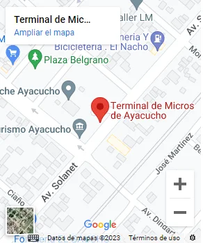 como llegar a la planta vpa de Ayacucho